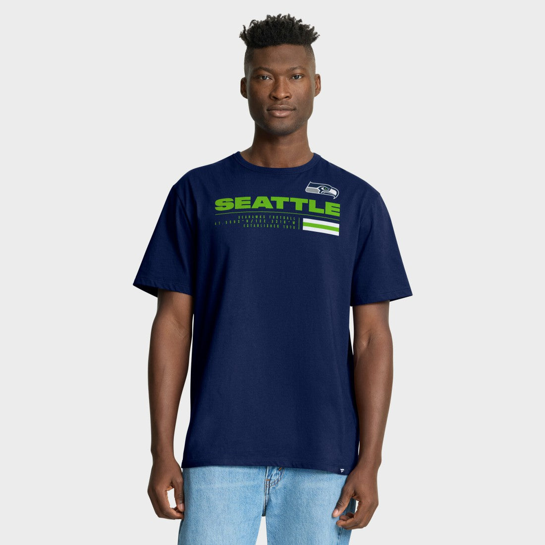 Seattle Seahawks Chop Block Legacy T-Shirt College Navy | Fanatics