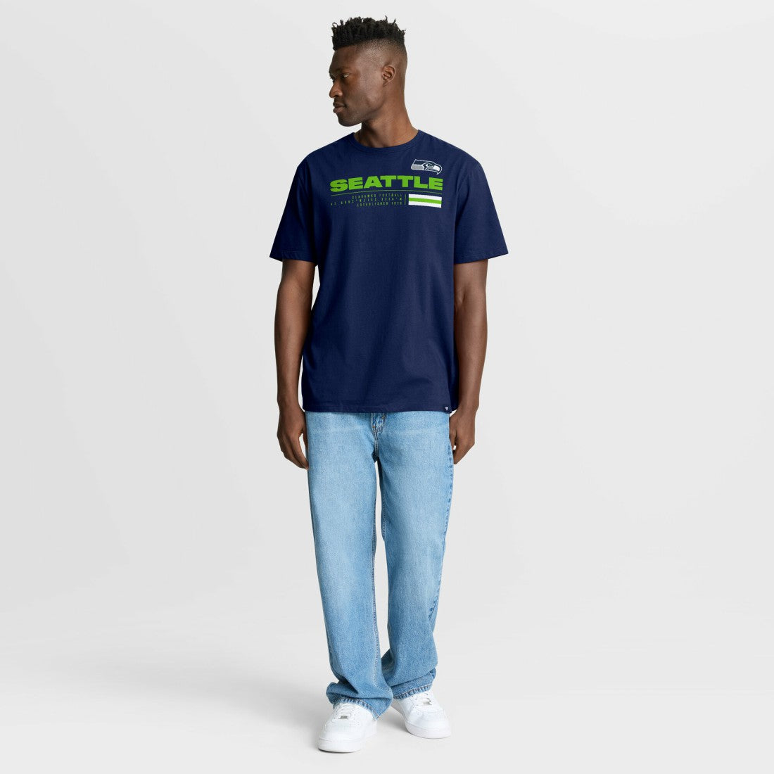 Seattle Seahawks Chop Block Legacy T-Shirt College Navy | Fanatics