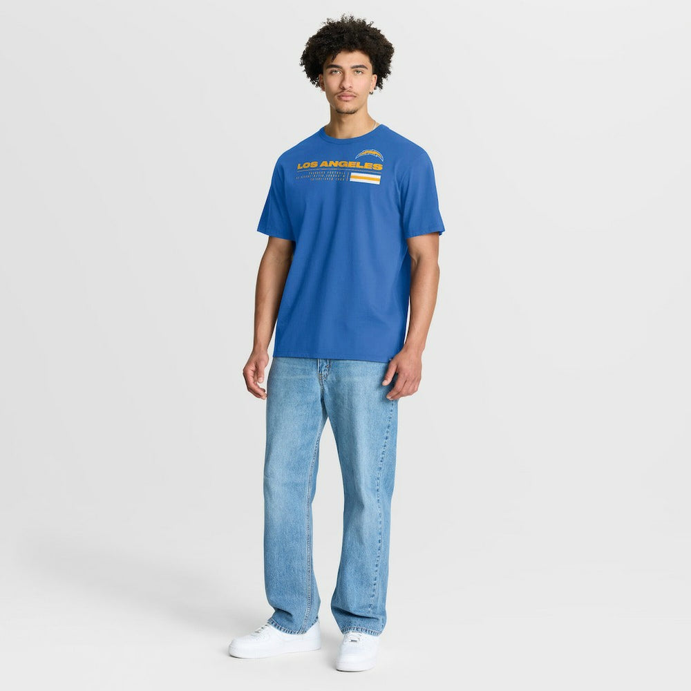 Los Angeles Chargers Chop Block Legacy T-Shirt Powder Blue | Fanatics