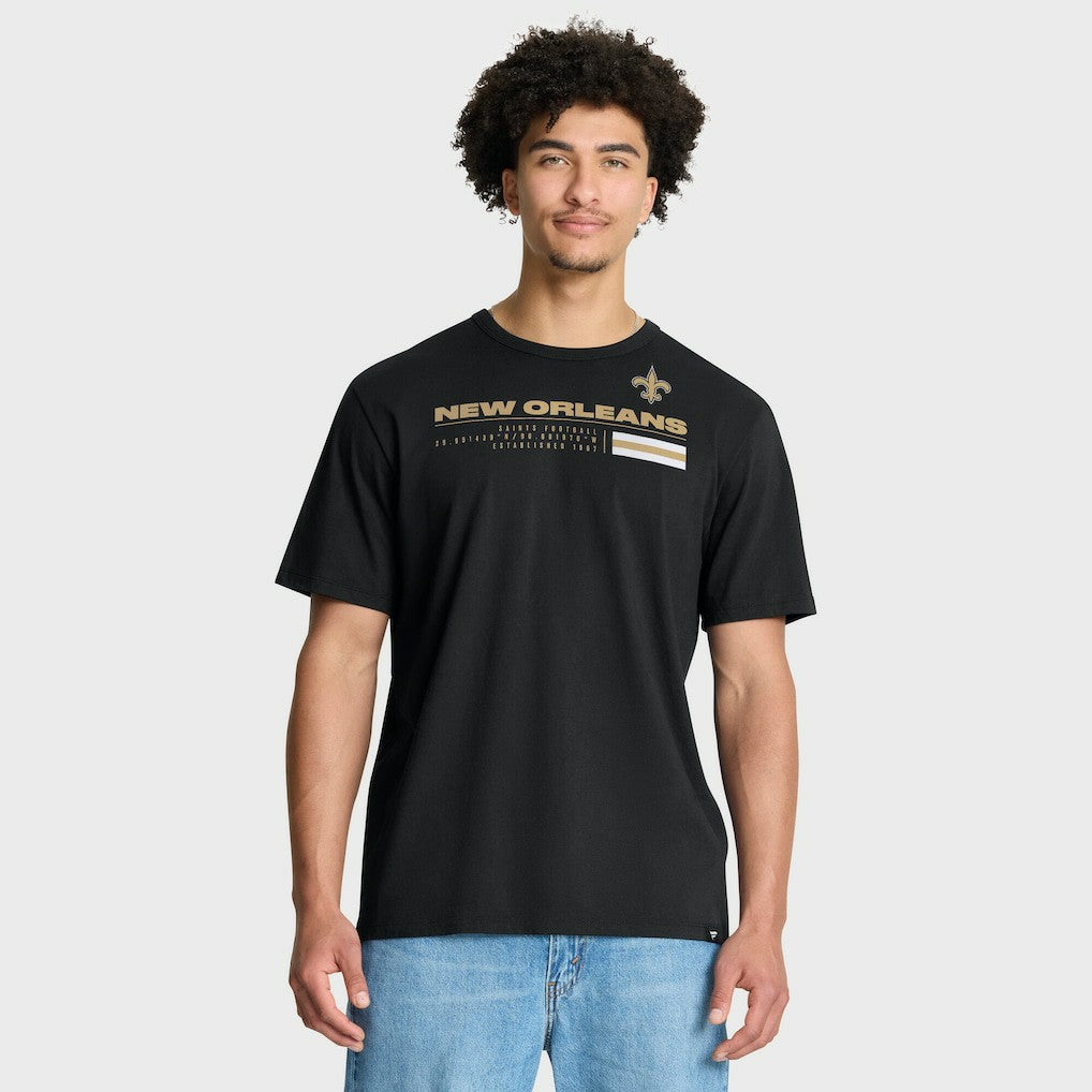 New Orleans Saints Chop Block Legacy T-Shirt Black | Fanatics