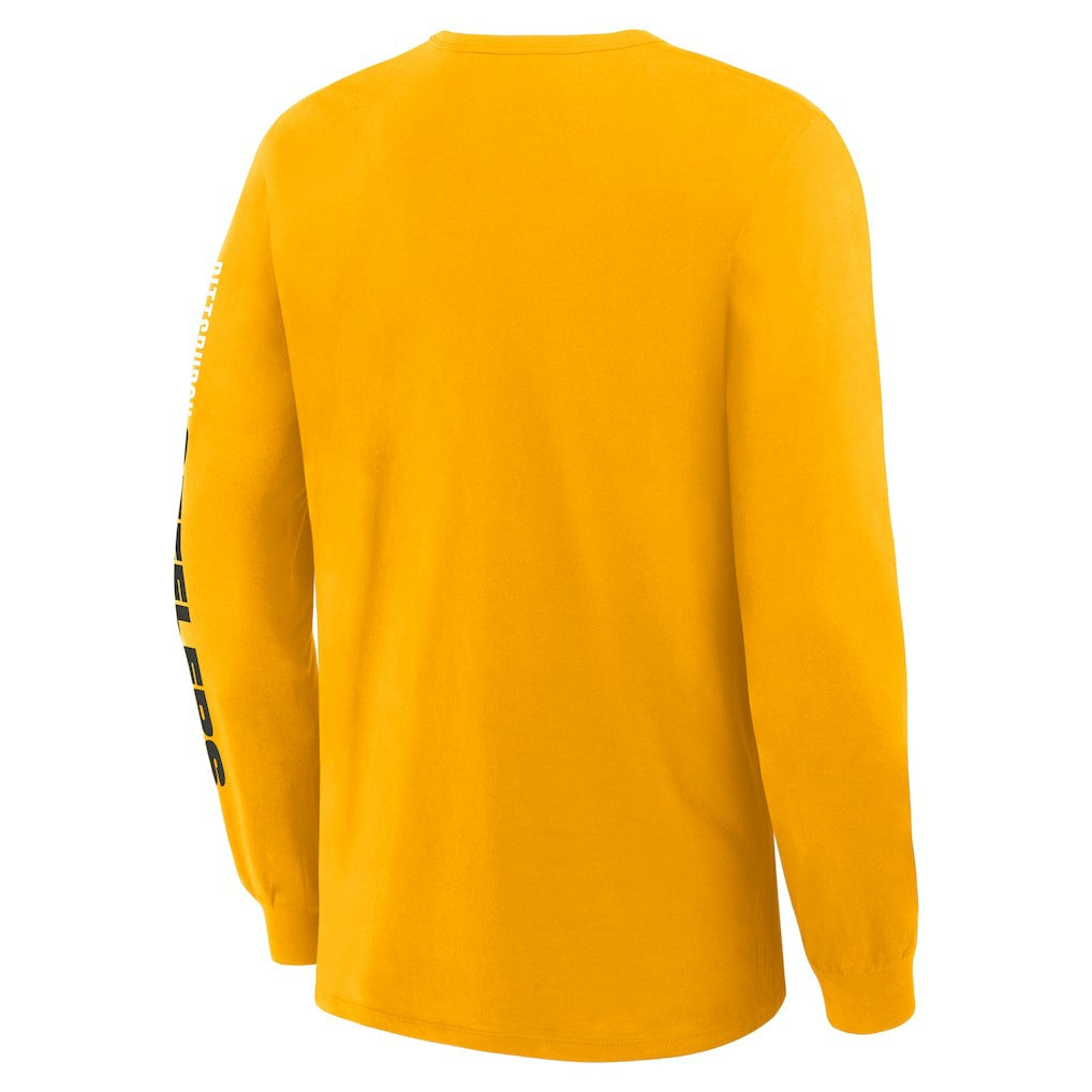 Pittsburgh Steelers Clock Management Legacy Long Sleeve T-Shirt Gold | Fanatics