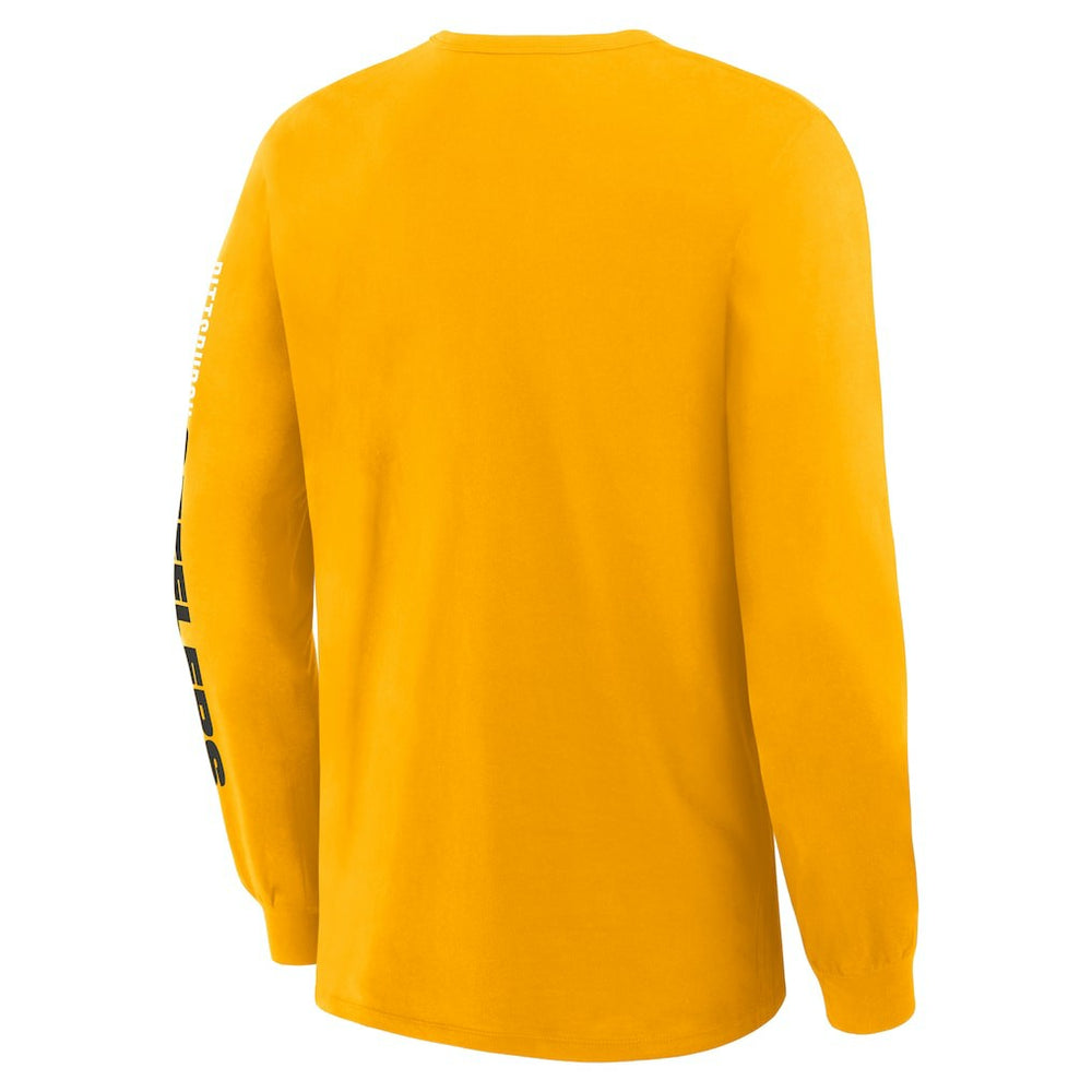 Pittsburgh Steelers Clock Management Legacy Long Sleeve T-Shirt Gold | Fanatics