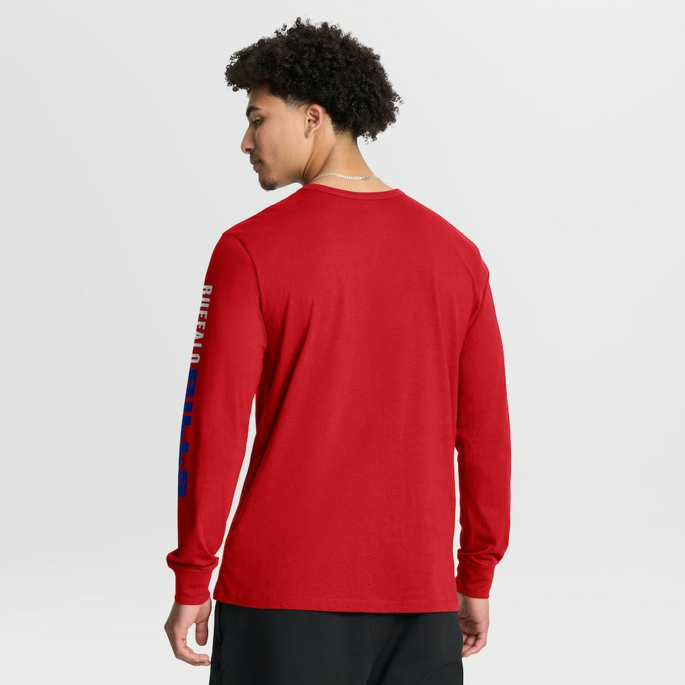 Buffalo Bills Clock Management Legacy Long Sleeve T-Shirt Red | Fanatics