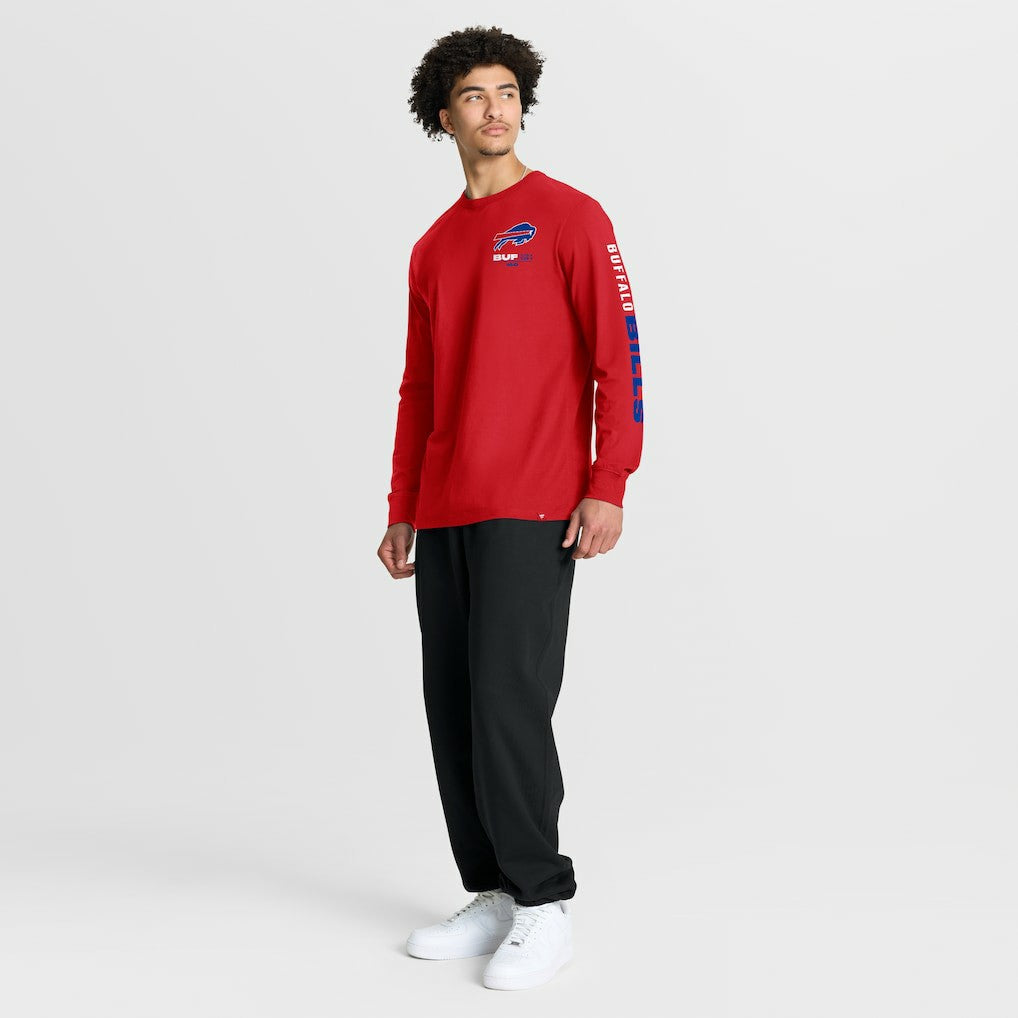 Buffalo Bills Clock Management Legacy Long Sleeve T-Shirt Red | Fanatics