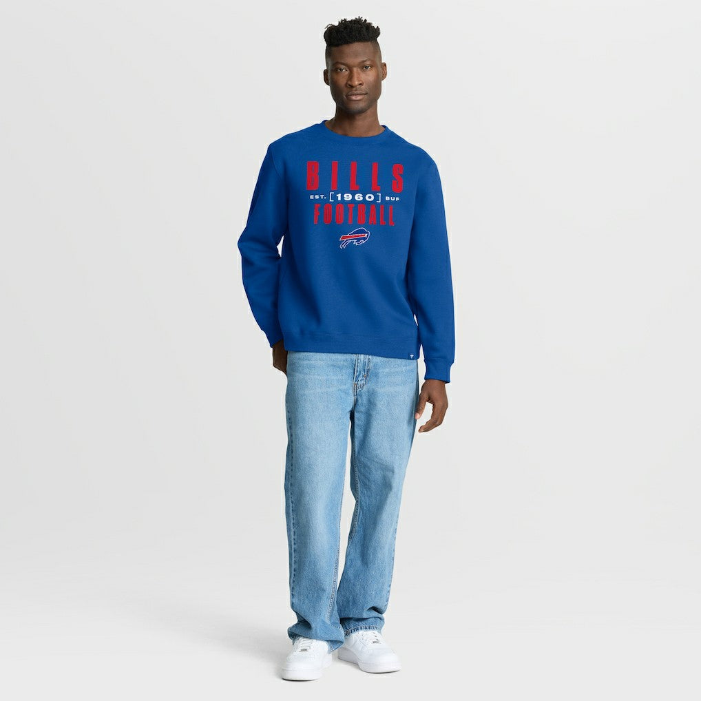 Buffalo Bills Powerful Throw Legacy Pullover Sweatshirt Royal | Fanatics