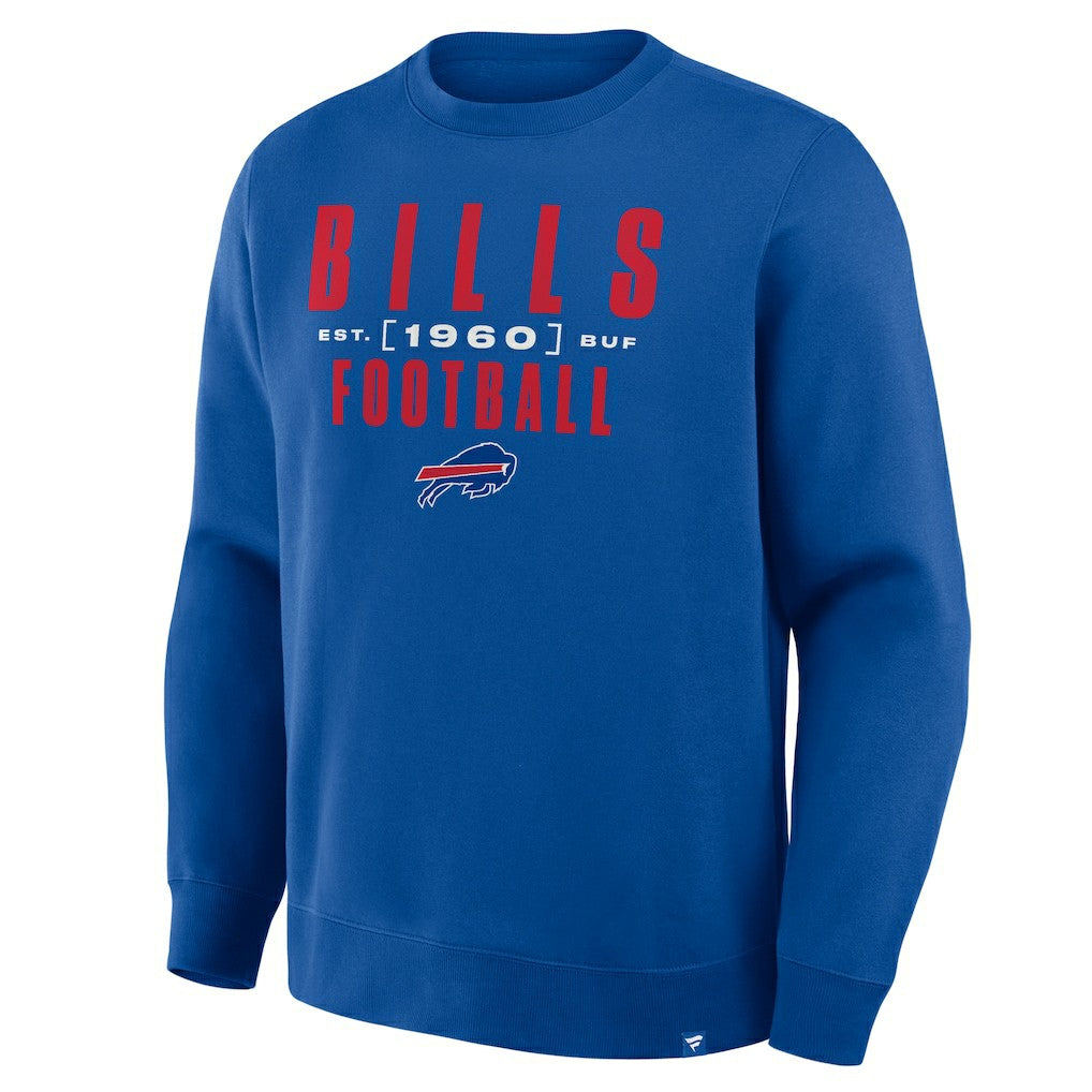 Buffalo Bills Powerful Throw Legacy Pullover Sweatshirt Royal | Fanatics