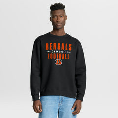 Cincinnati Bengals Powerful Throw Legacy Pullover Sweatshirt Black | Fanatics