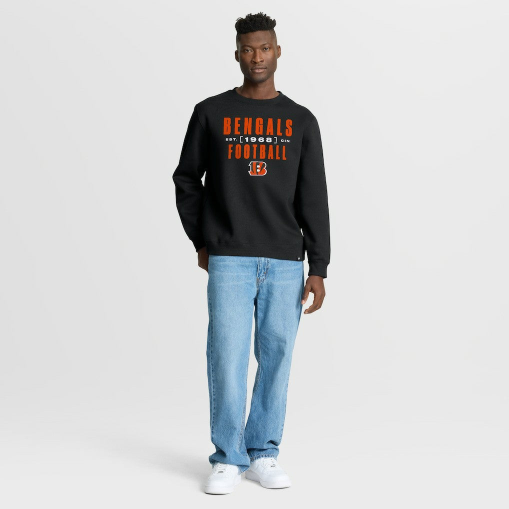 Cincinnati Bengals Powerful Throw Legacy Pullover Sweatshirt Black | Fanatics