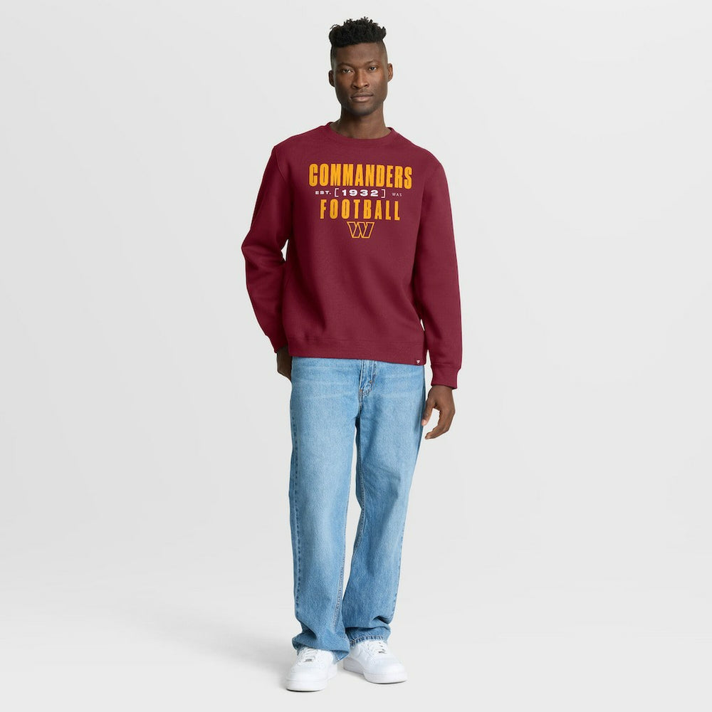 Washington Commanders Powerful Throw Legacy Pullover Sweatshirt Burgundy | Fanatics