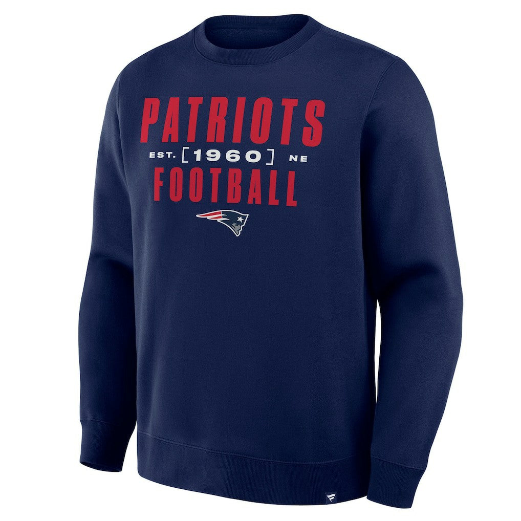 New England Patriots Powerful Throw Legacy Pullover Sweatshirt Navy | Fanatics