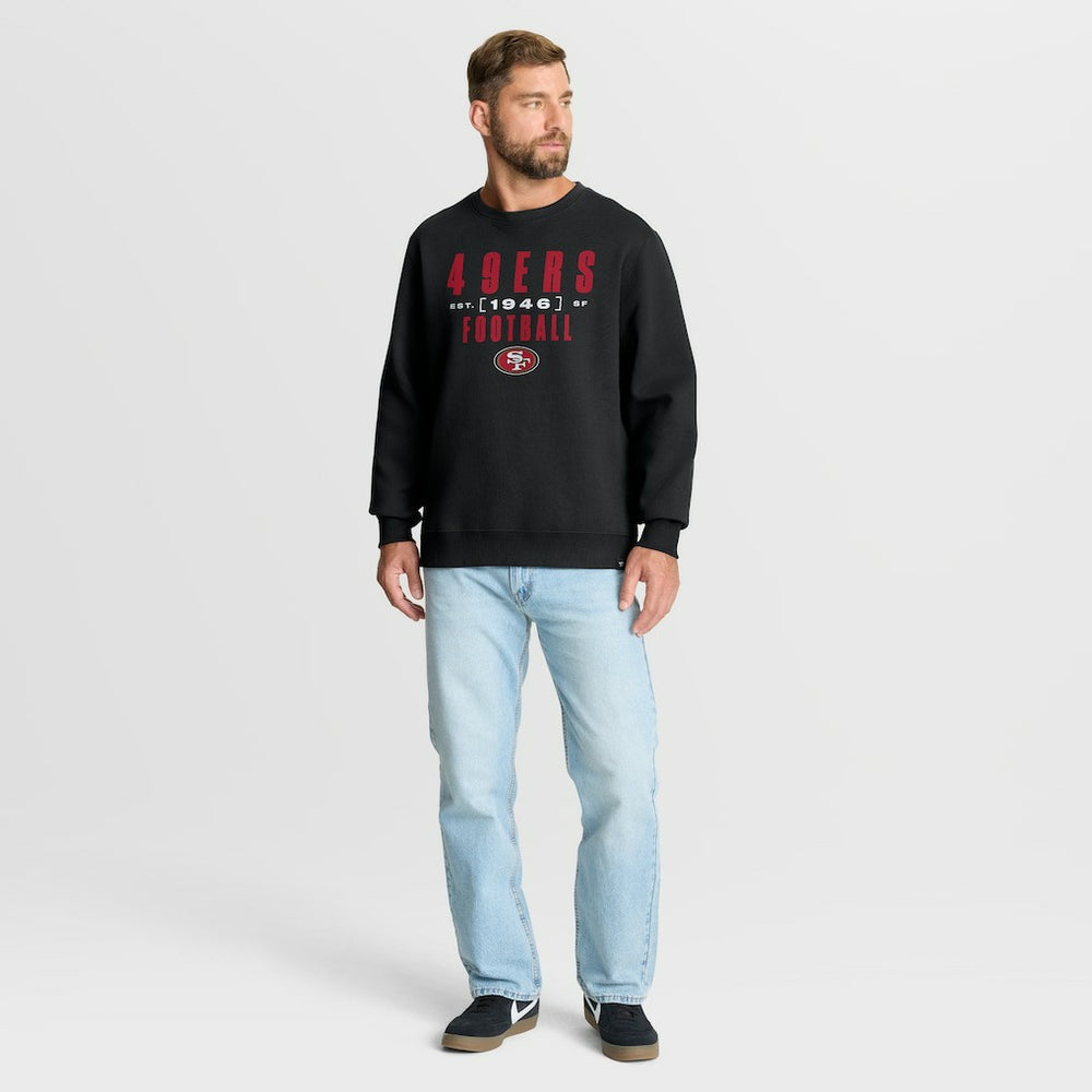 San Francisco 49ers Powerful Throw Legacy Pullover Sweatshirt Black | Fanatics