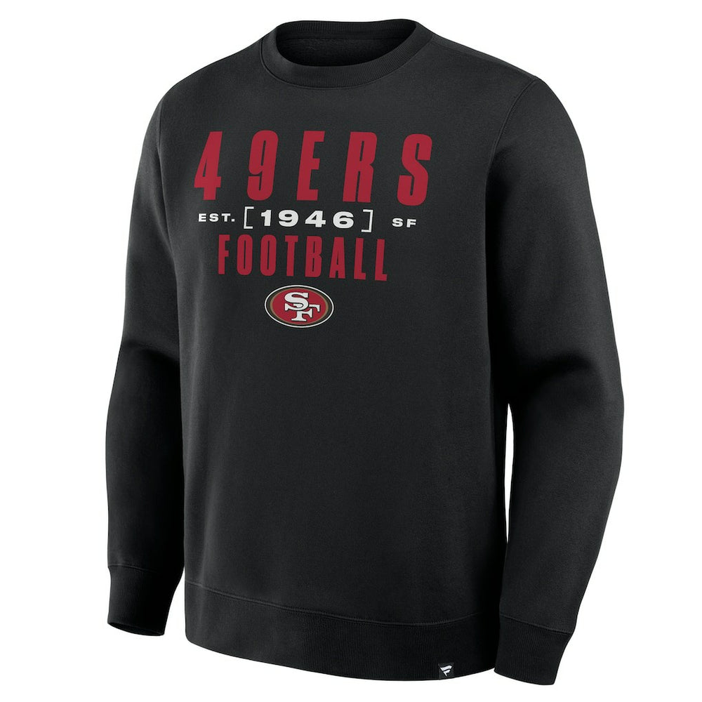 San Francisco 49ers Powerful Throw Legacy Pullover Sweatshirt Black | Fanatics