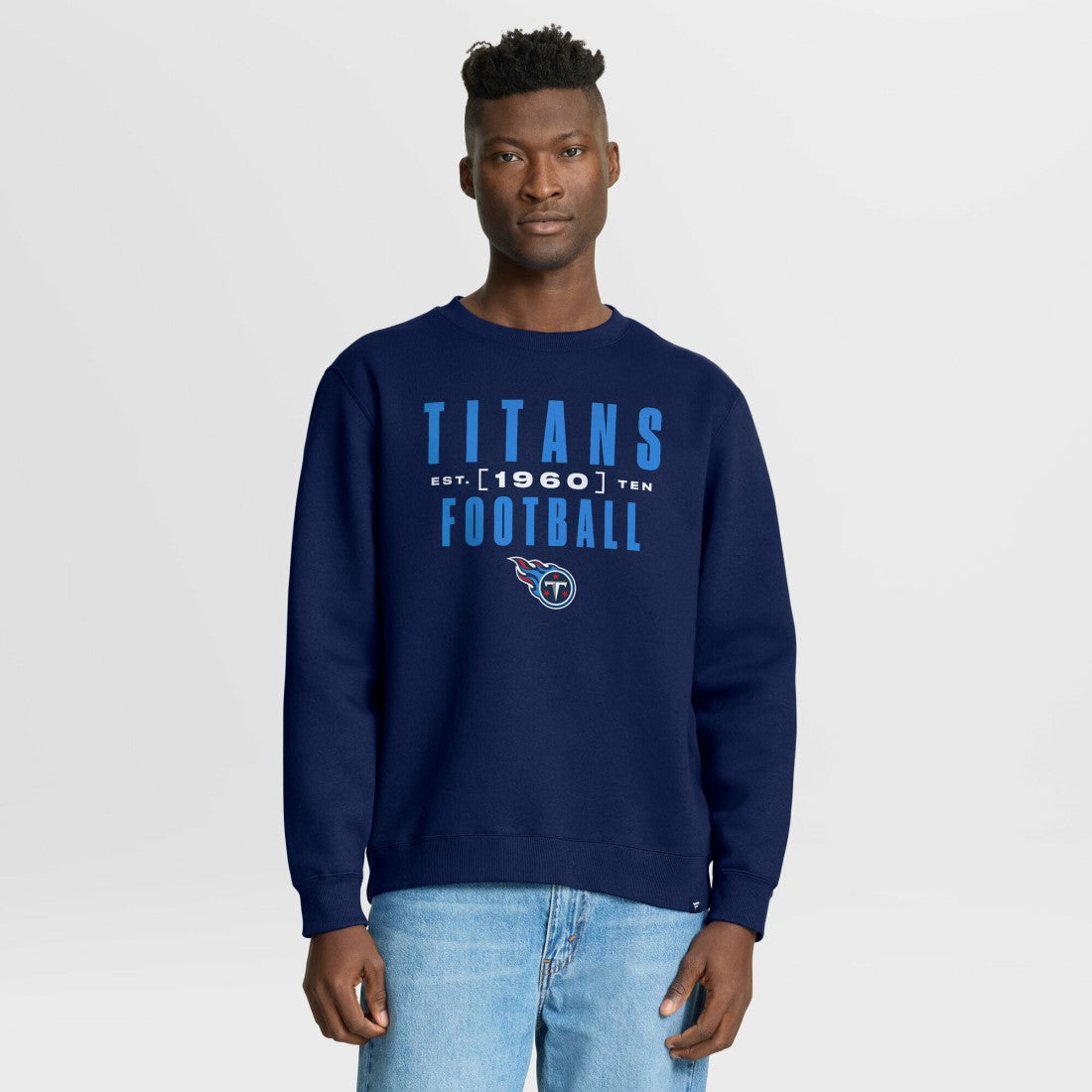 Tennessee Titans Powerful Throw Legacy Pullover Sweatshirt Navy | Fanatics