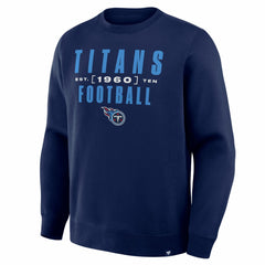 Tennessee Titans Powerful Throw Legacy Pullover Sweatshirt Navy | Fanatics