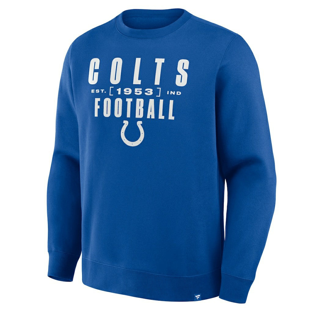 Indianapolis Colts Powerful Throw Legacy Pullover Sweatshirt Royal | Fanatics