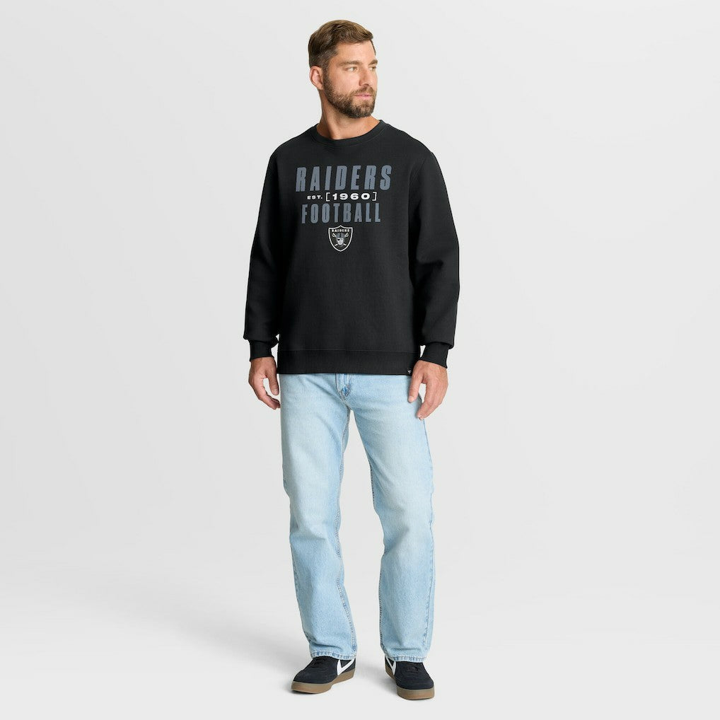 Las Vegas Raiders Powerful Throw Legacy Pullover Sweatshirt Black | Fanatics