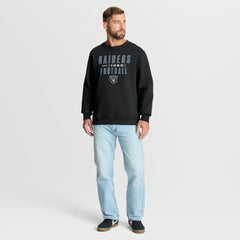 Las Vegas Raiders Powerful Throw Legacy Pullover Sweatshirt Black | Fanatics