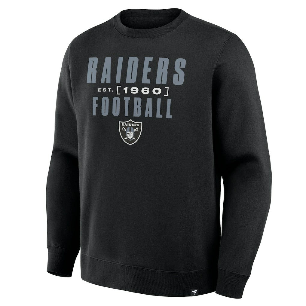 Las Vegas Raiders Powerful Throw Legacy Pullover Sweatshirt Black | Fanatics