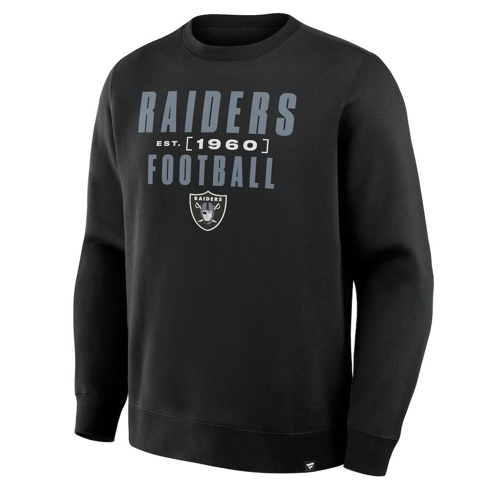 Las Vegas Raiders Powerful Throw Legacy Pullover Sweatshirt Black | Fanatics