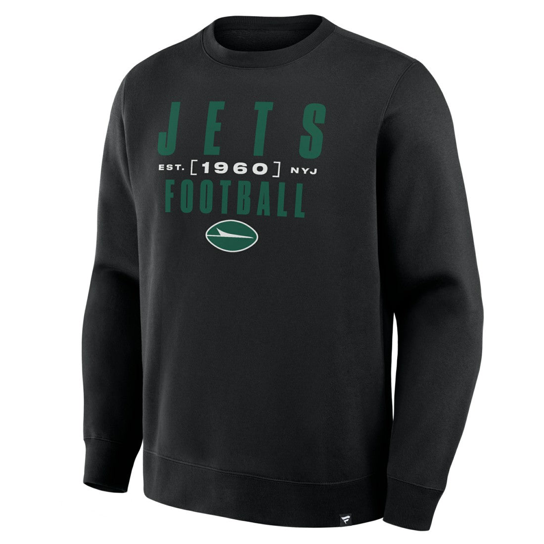 New York Jets Powerful Throw Legacy Pullover Sweatshirt Black | Fanatics
