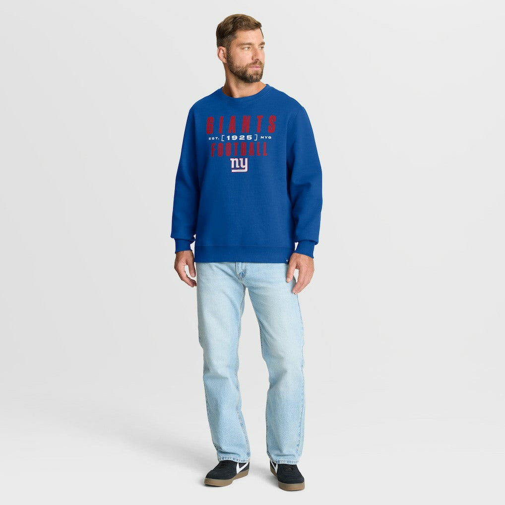 New York Giants Powerful Throw Legacy Pullover Sweatshirt Royal | Fanatics