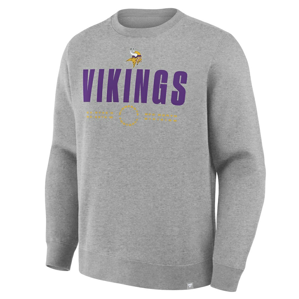 Minnesota Vikings Direct Handoff Legacy Pullover Sweatshirt Heather Gray | Fanatics