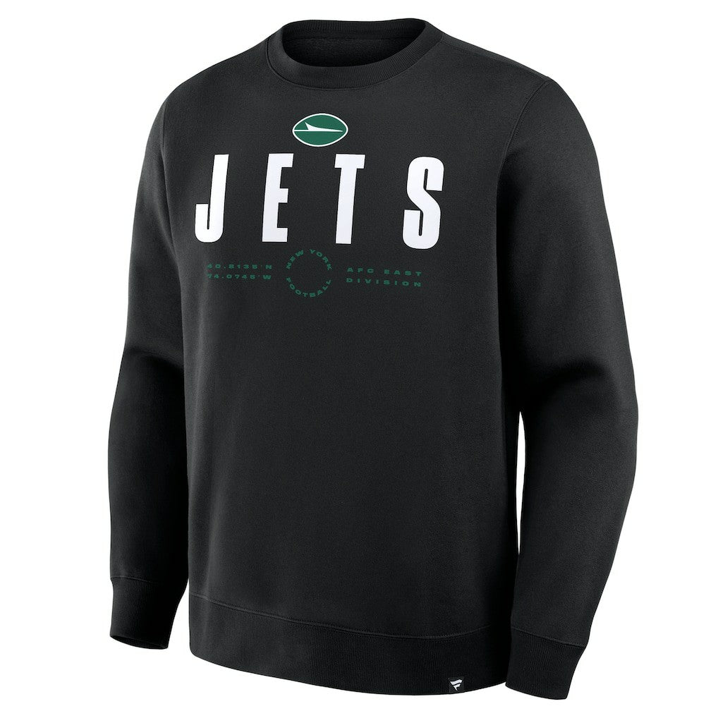 New York Jets Direct Handoff Legacy Pullover Sweatshirt Black | Fanatics