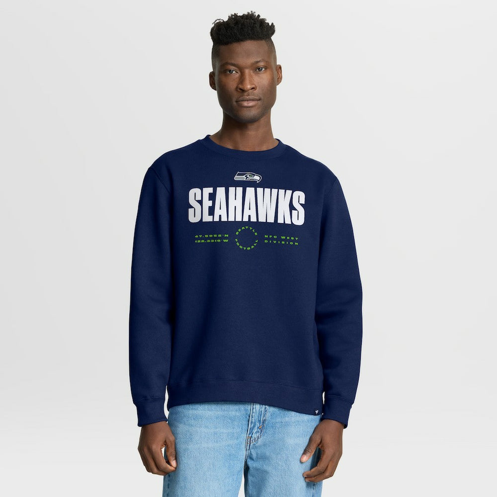 Seattle Seahawks Direct Handoff Legacy Pullover Sweatshirt College Navy | Fanatics