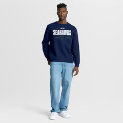 Seattle Seahawks Direct Handoff Legacy Pullover Sweatshirt College Navy | Fanatics