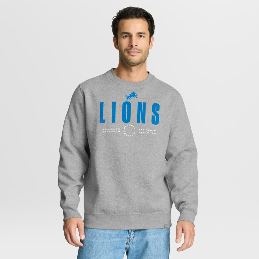 Detroit Lions Direct Handoff Legacy Pullover Sweatshirt Heather Gray | Fanatics