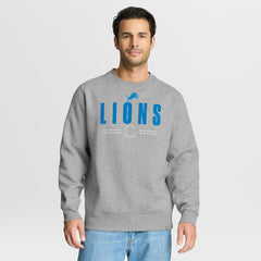 Detroit Lions Direct Handoff Legacy Pullover Sweatshirt Heather Gray | Fanatics
