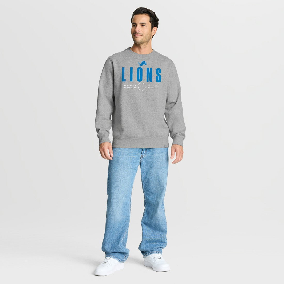 Detroit Lions Direct Handoff Legacy Pullover Sweatshirt Heather Gray | Fanatics