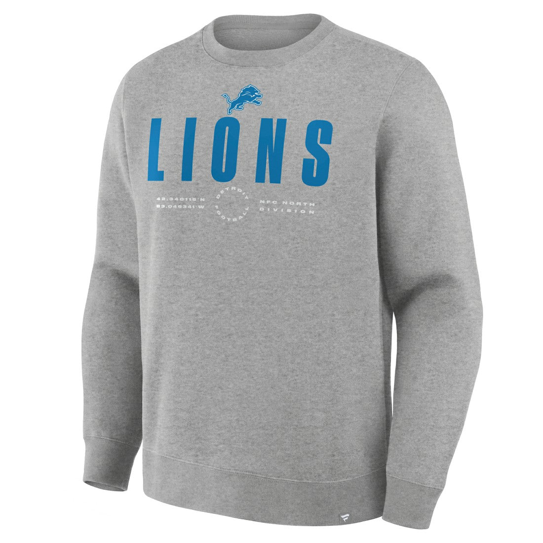 Detroit Lions Direct Handoff Legacy Pullover Sweatshirt Heather Gray | Fanatics