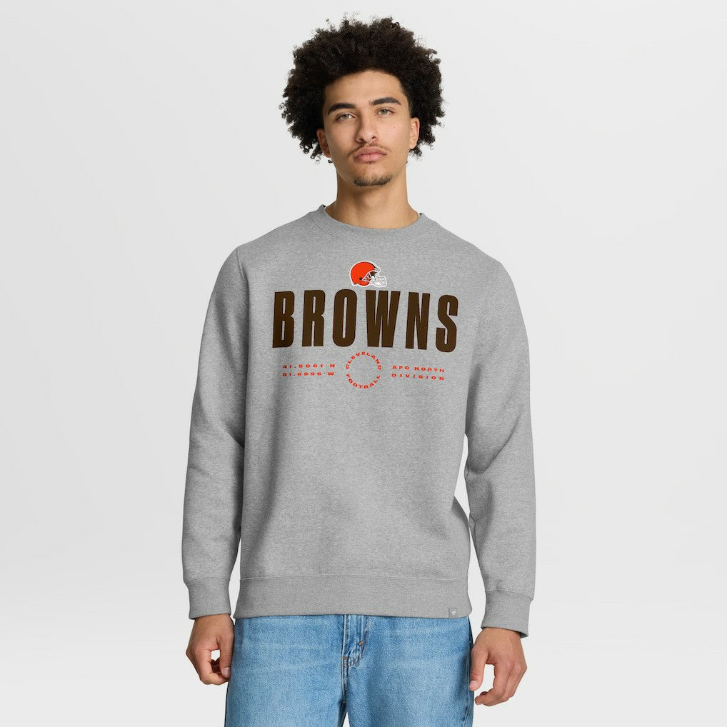 Cleveland Browns Direct Handoff Legacy Pullover Sweatshirt Heather Gray | Fanatics