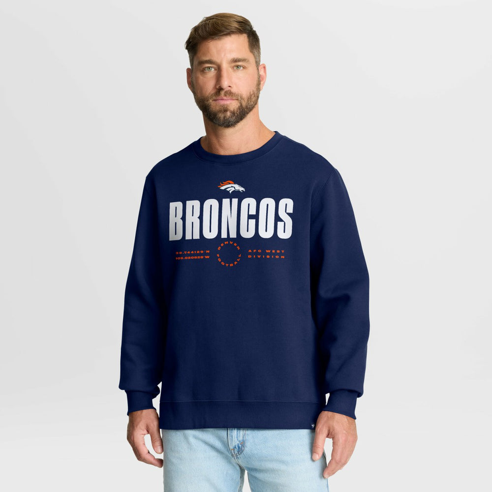 Denver Broncos Direct Handoff Legacy Pullover Sweatshirt Navy | Fanatics
