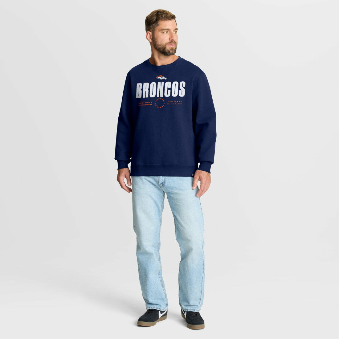Denver Broncos Direct Handoff Legacy Pullover Sweatshirt Navy | Fanatics