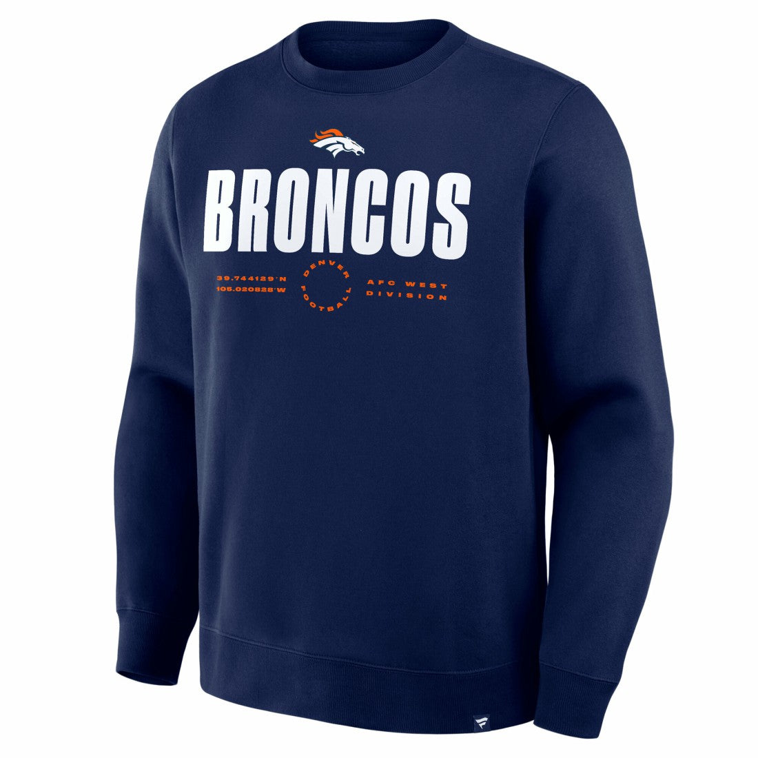 Denver Broncos Direct Handoff Legacy Pullover Sweatshirt Navy | Fanatics