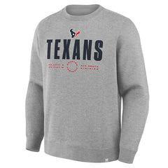 Houston Texans Direct Handoff Legacy Pullover Sweatshirt Heather Gray | Fanatics