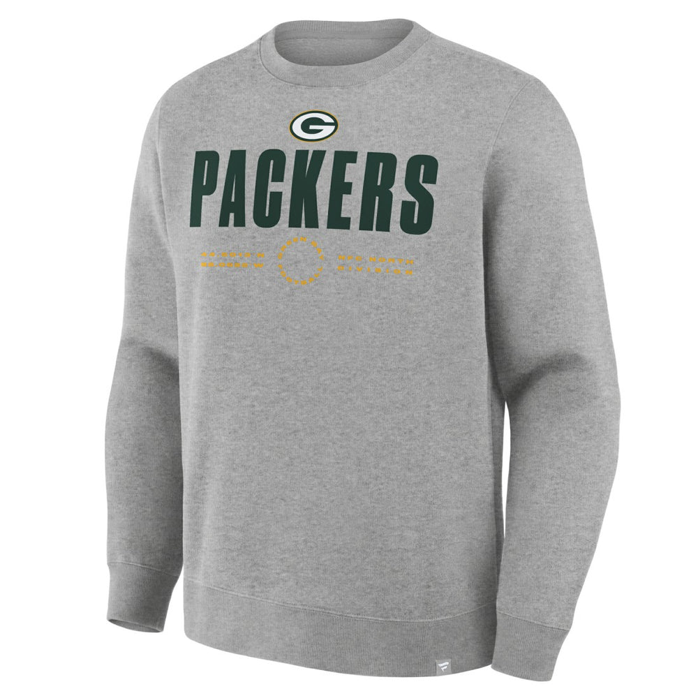Green Bay Packers Direct Handoff Legacy Pullover Sweatshirt Heather Gray | Fanatics