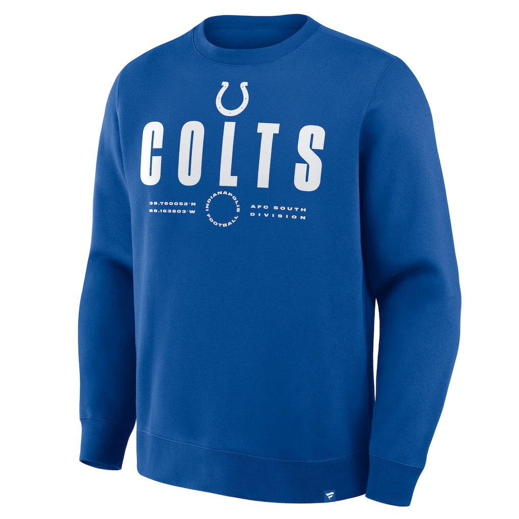 Indianapolis Colts Direct Handoff Legacy Pullover Sweatshirt Royal | Fanatics