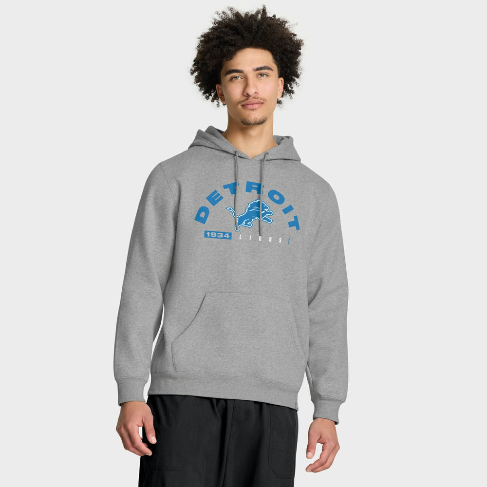 Detroit Lions Delay of Game Legacy Pullover Hoodie Heather Gray | Fanatics