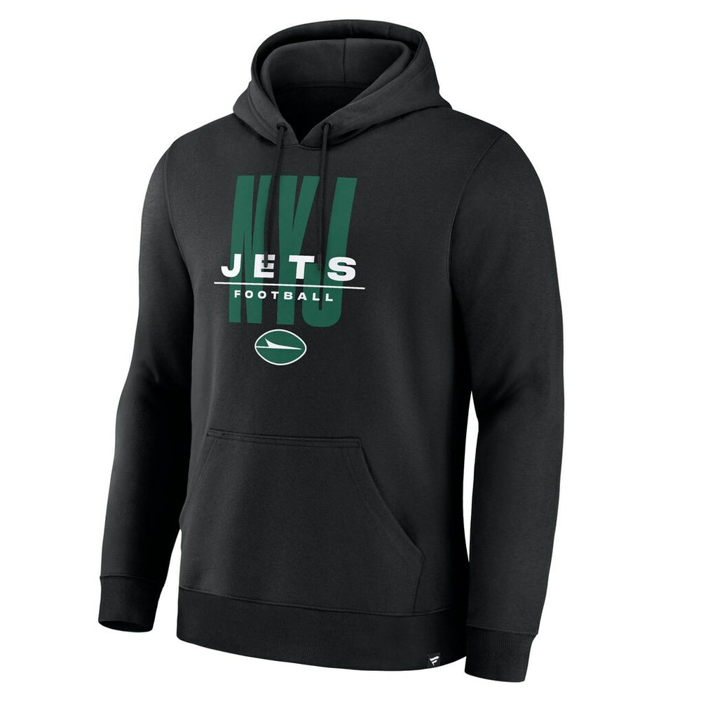 New York Jets Right Tackle Legacy Pullover Hoodie - Black | Fanatics