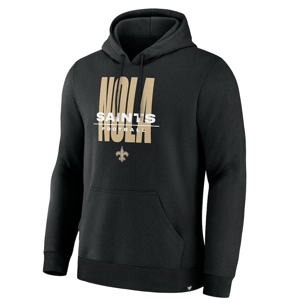 New Orleans Saints Right Tackle Legacy Pullover Hoodie - Black | Fanatics