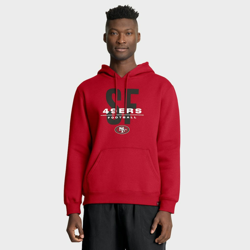 San Francisco 49ers Right Tackle Legacy Pullover Hoodie - Scarlet | Fanatics