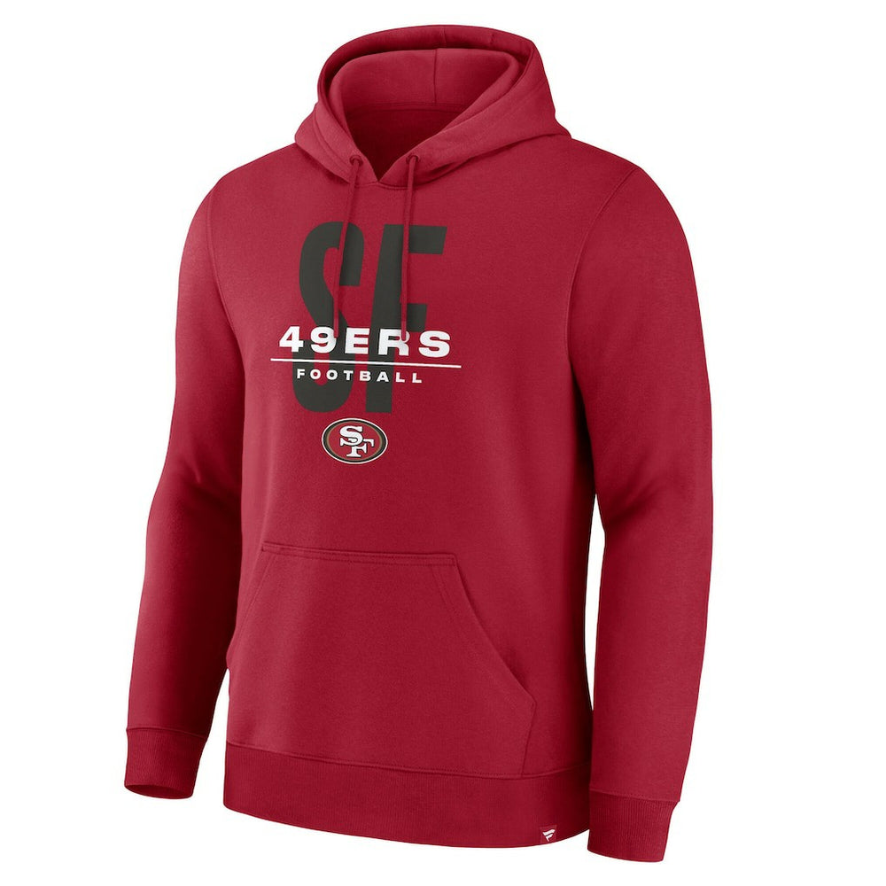 San Francisco 49ers Right Tackle Legacy Pullover Hoodie - Scarlet | Fanatics