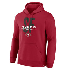 San Francisco 49ers Right Tackle Legacy Pullover Hoodie - Scarlet | Fanatics