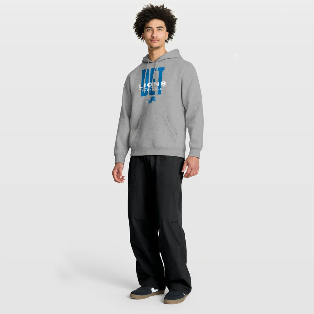 Detroit Lions Right Tackle Legacy Pullover Hoodie - Heather Gray | Fanatics