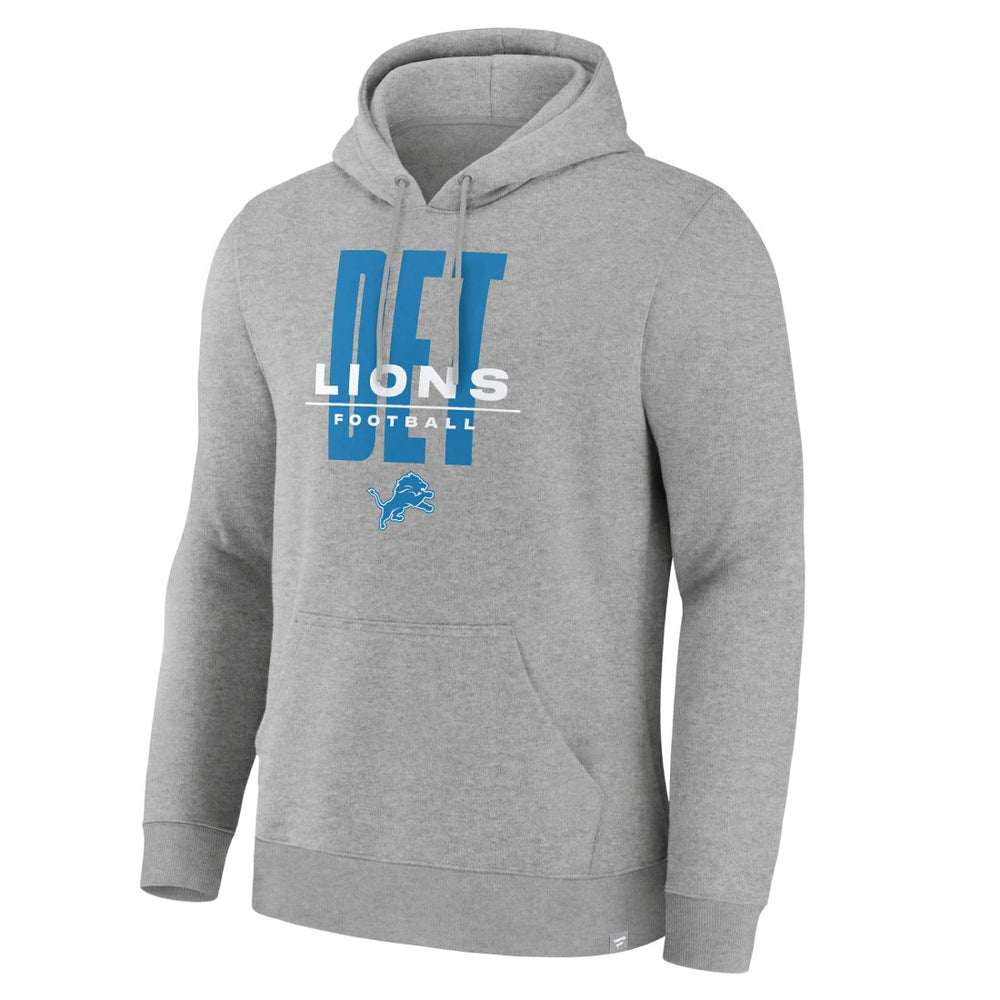 Detroit Lions Right Tackle Legacy Pullover Hoodie - Heather Gray | Fanatics