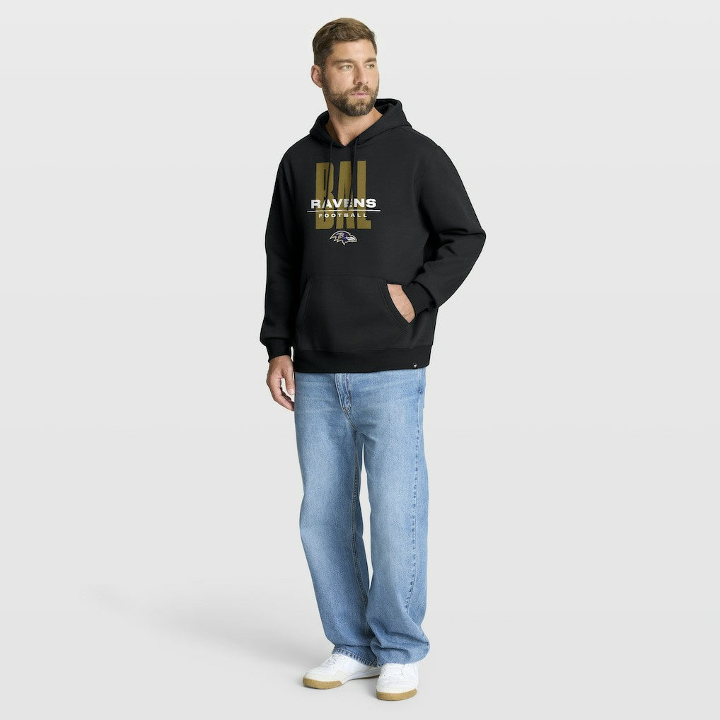 Baltimore Ravens Right Tackle Legacy Pullover Hoodie - Black | Fanatics