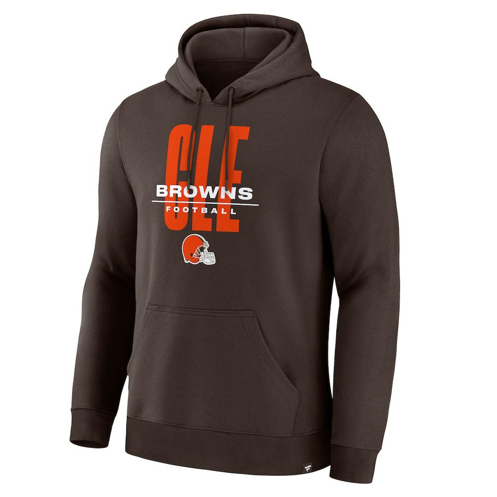 Cleveland Browns Right Tackle Legacy Pullover Hoodie - Brown | Fanatics